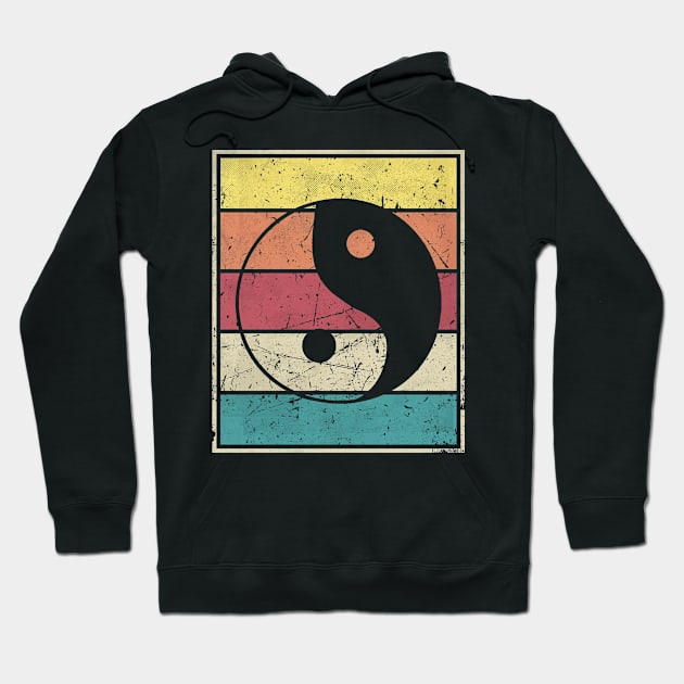 Yin Yang Bhudism Hoodie by bridgewalker